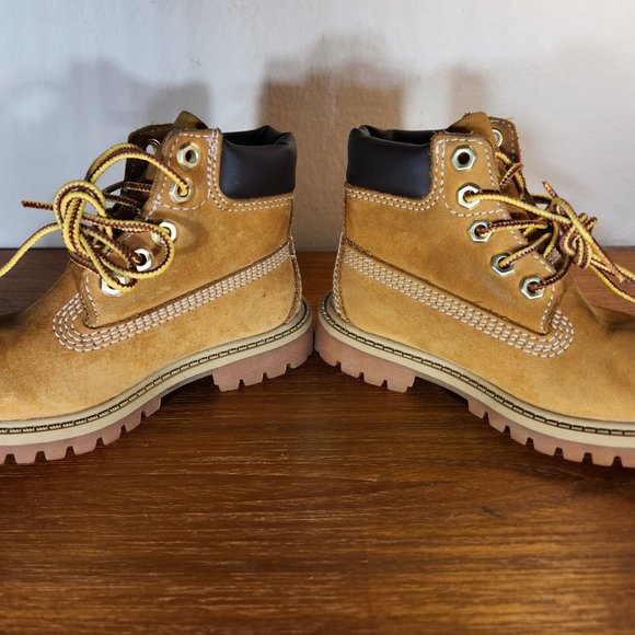 Timberland Toddler Premium Waterproof Boots Tan (7M) - Picture 8 of 14